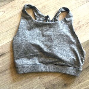 Grey Sports Bra